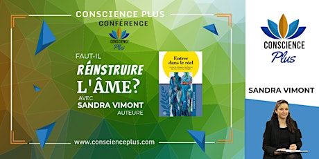 ConsciencePlus vous présente Sandra Vimont auteure et conférencière. primary image