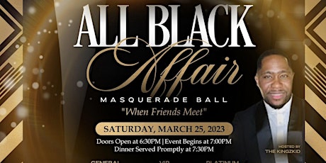 The KingZKid Enterprise 18th Annual All Black Affair Masquerade Ball