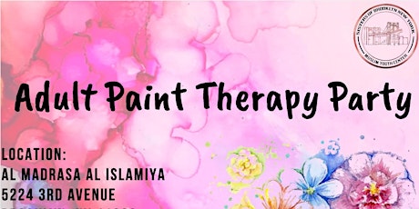 Adult paint therapy party