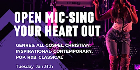 Virtual Open Mic-Sing your heart out!
