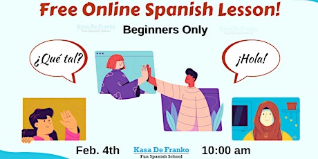 "Free Trial Spanish Lesson - Beginners Only"
