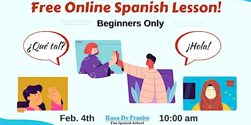 "Free Trial Spanish Lesson - Beginners Only"