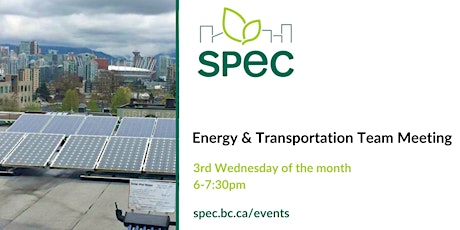 Future of Sustainable Transportation: SPEC E&T Committee Meeting