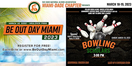Be Out Day Miami + Bowling for Scholars 2023