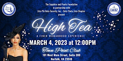 Sapphire and Pearls Foundation - High Tea, A Finer Womanhood Experience