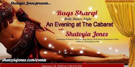 Primaire afbeelding van An Evening at the Cabaret with Shatoyia Jones | Bellydance Night