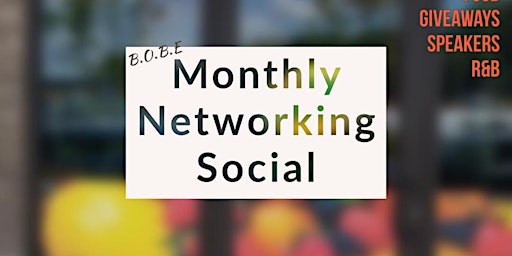 BOBE Monthly Networking Social: Health, Wellness & Fitness!
