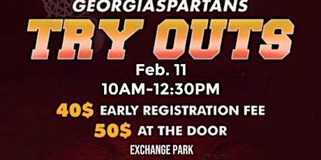 Copy of Georgia Spartans Tryout