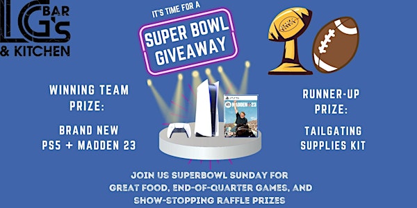 Super Bowl Sunday @ LG's Bar & Kitchen Chicago