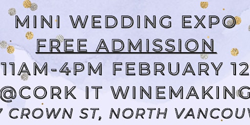 MINI WEDDING EXPO (FREE!!)