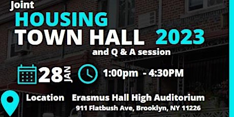 Joint Housing Committee Town Hall  and Q & A session - CB17 and CB9