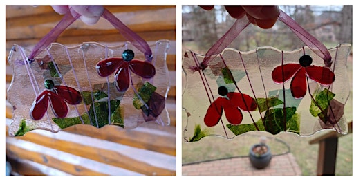 Fused Glass "Petal Passion" Suncatcher Ornament Workshop - Wyandotte
