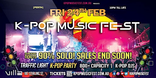 [2nd Release 90% Sold] Perth K-Pop Music Fest 2023 [The Biggest Kpop Party]