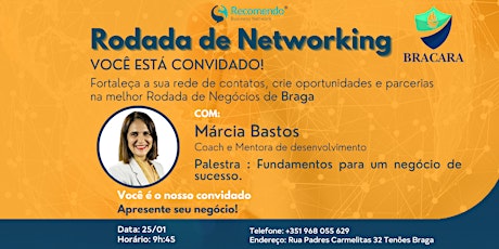 Imagem principal de Networking + Palestra: Fundamentos para um negócio de sucesso.