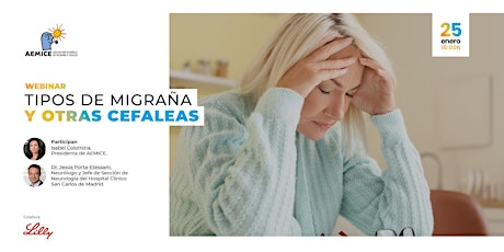 Hauptbild für Webinar: Tipos de migraña y otras cefaleas.