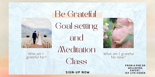 Online Gratitude meditation class