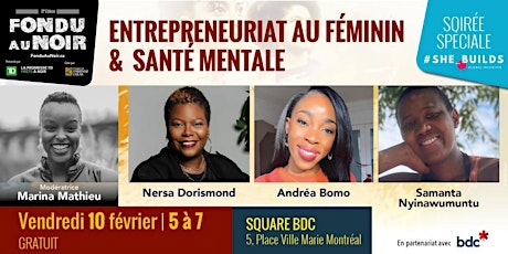 Entrepreneuriat au Féminin et Santé Mentale