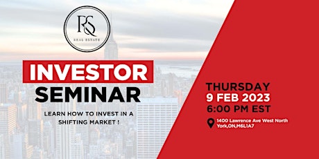 Investor Seminar -  How to invest confidently in a shifting market