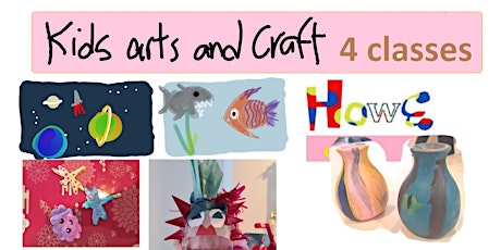 HOWE KIDS arts and craft classes (Flexible 4 class package) Wed and Sat primary image