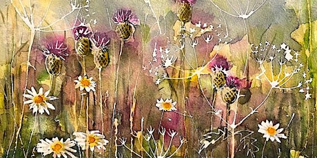 Wild and free watercolours  with Clare Tebboth