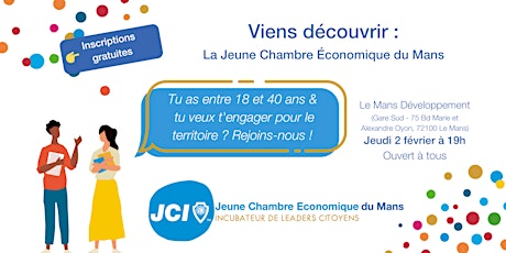 Soirée Découverte de la Jeune Chambre Economique du Mans  primärbild