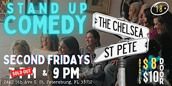 STAND UP Comedy at THE CHELSEA- ST PETE