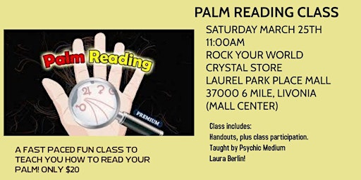 Palm Reading Class for Beginners