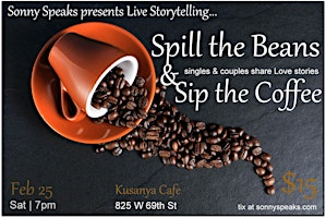 Live Storytelling Event: Spill the Beans & Sip the Coffee