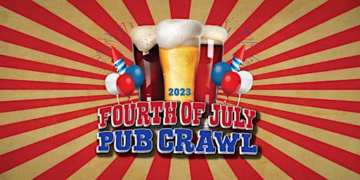 Primaire afbeelding van San Francisco Fourth of July Pub Crawl & Hot Dog Eating Contest