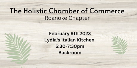 Holistic Chamber of Commerce February Meeting