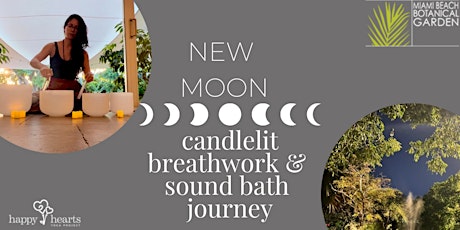 New Moon Candlelit Yogic Breathwork & Sound Bath Journey