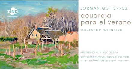 Acuarela para el Verano // Workshop presencial, por Jorman Gutiérrez.