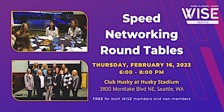 WISE Seattle: Speed Networking Round Tables
