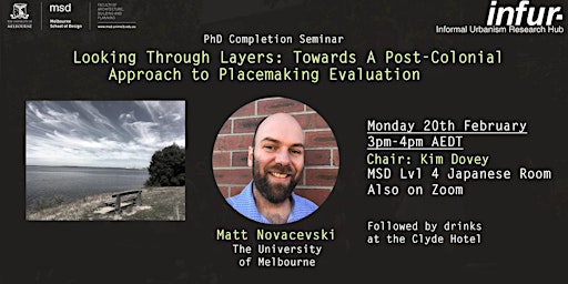 InfUr PhD Completion Seminar with Matt Novacevski — Looking Through Layers