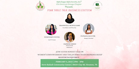 Pink Table Talk: Business Edition