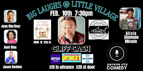 Big Laughs at Little Village w/ CLIFF CASH
