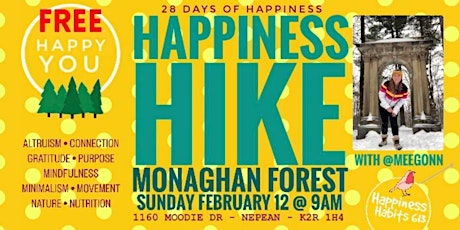 HAPPINESS HIKE at Monaghan Forest with @Meegonn