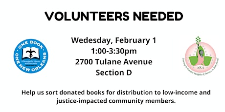 Volunteer  Opportunity:  Sorting Book Donations, Part Two