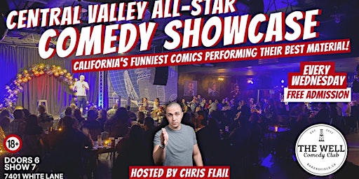 Primaire afbeelding van Central Valley All-Star Comedy Wednesdays