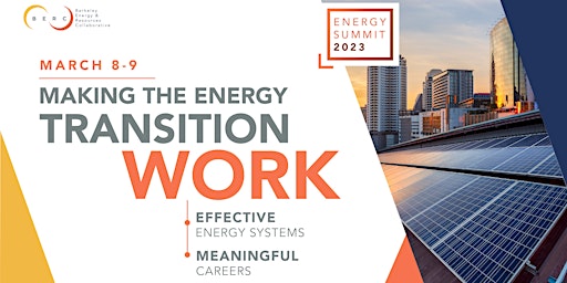BERC Energy Summit 2023 - Making the Energy Transition Work