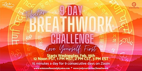9 Day Tibetan Breathwork Challenge - Energize and Uplift Yourself in 15 Min primary image