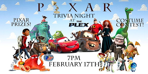 Pixar Trivia Night at the Plex!