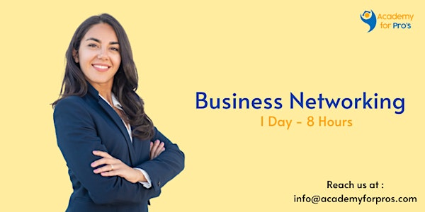 Business Networking 1 Day Training in Edmonton