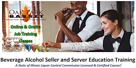 Free Live Illinois Beverage Alcohol Seller and Server Education Training