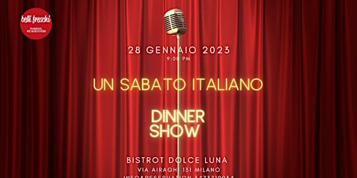 Un Sabato Italiano Dinner Show 28.01.23