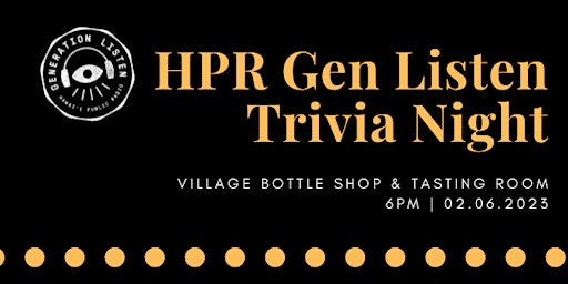 HPR Gen Listen Trivia Night