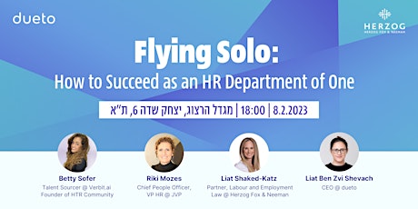 Flying Solo: How to Succeed as an HR Department of One