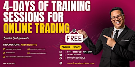 4(FOUR) DAYS OF TRAINING SESSIONS FOR ONLINE TRADING