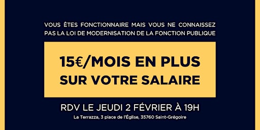 Soirée « 15€ / mois en plus sur votre salaire »