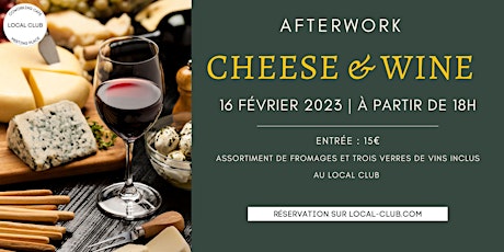 Afterwork "Cheese & Wine"